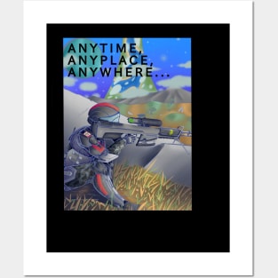 Anytime, Anyplace, Anywhere Posters and Art